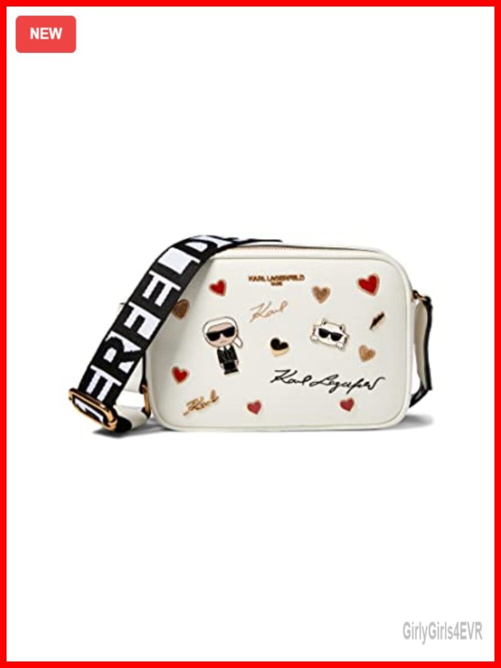 Faux Leather Crossbody Bag with Zipper Closure and Adjustable Strap